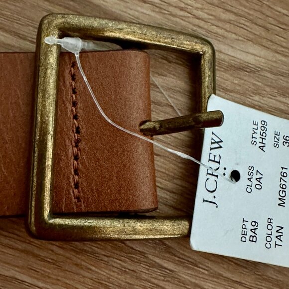 J. Crew Factory Leather Belt - Picture 6 of 8